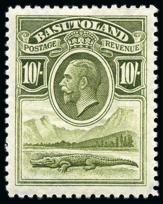 Stamp of Basutoland 1933 1/2d to 10s mint set of 10