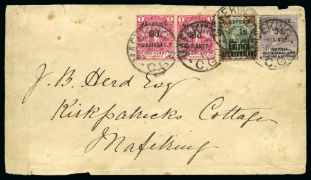 Stamp of South Africa » Mafeking 1900 Envelope addressed locally within Mafeking, franked