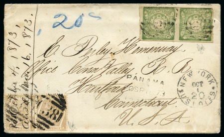 Stamp of Great Britain » British Post Offices Abroad » Peru Great Britain Used Abroad 1873. Callao, Peru Envelope