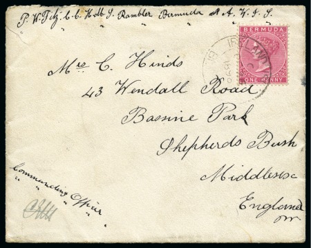 Bermuda 1898. Ireland Island sailor's concessionary