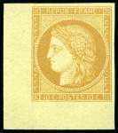 1870 10c et 20c Siège, Réimpression Granet coin de
