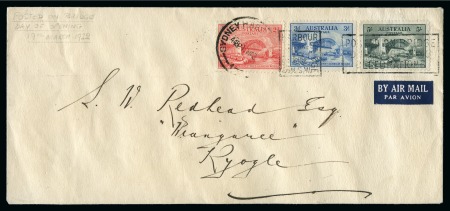 Stamp of Australia » Commonwealth of Australia 1932 Large legal size envelope, franked Sydney Harbour
