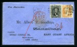 United States 1867. Salem Massachussets envelope sent to ZANZIBAR