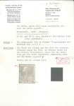 1928 ILE DE FRANCE 10F sur 90c Berthelot, obl., une dent émoussée à droite, TB, rare, cert. Hunziker (Yv. € 3'500)