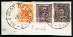 1946-47 Issue group incl. 1/2d with proof ovpt in red