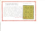 1868 40c YELLOW, mint block of six, the real yellow