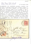 1919 Picture postcard from Genova to Villavernia insufficiently