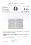 1859 Coat of Arms, 5c Slate-blue, horizontal TÊTE-BÊCHE