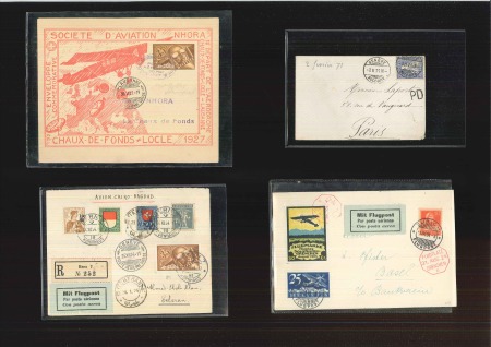 Stamp of Switzerland / Schweiz » Sammlungen 1871-1950, Partie Briefe und Karten (28 Belege) mit