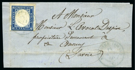 S. JEOIRE Rare càd S. Jeoire (Sav. Pr.) 14.05.1860