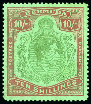 1938-53 10s green and deep lake, perf. 14 1/4, mint