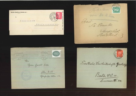 1921-50, Lot of 79 covers and cards, interest in the