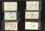 Stamp of France » Collections 1806-1832, 37 lettres avec au verso des déboursés