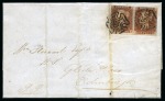 1840 1d Red pl.11 collection of 18 covers & 6 pieces