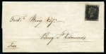 Stamp of Great Britain » 1840 1d Black and 1d Red plates 1a to 11 1840 1d Black pl.11 AC, fine to huge margins, on 1841 cover from Cambridge