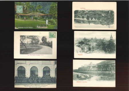 MALAYSIA 1900-1930, 31 picture postcards from Malaya and Singapore
