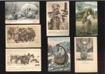 RUSSIA 1901-1927, 70 picture postcards incl. ice breakers on Neva, Cossacks, etc., attractive