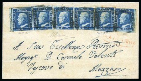 Stamp of Italian States » Sicily 1859 Attractive and valuable assembly of unused and used singles and multiples