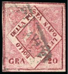 1859-61 Postal Forgery 1858, 20gr carmine, type II,