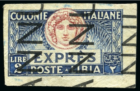 1922 Express 2L IMPERF with "ANNULLATO" overprint