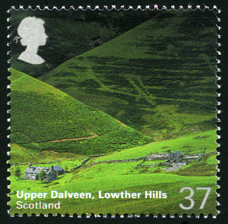 Stamp of Great Britain » Queen Elizabeth II 2003 British Journey 37p Davleen Pass colour trial