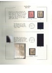 1893-95 1d & 2d (reading downwards) collection written up on 12 pages with specialisation in overprint varieties