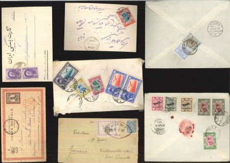 1888-1961 ca. Group of 46 covers including Censored,