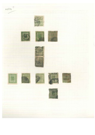 Nepal Classic Stamp Collection