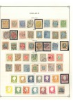 1873-1940, Mint and used collection mounted on three