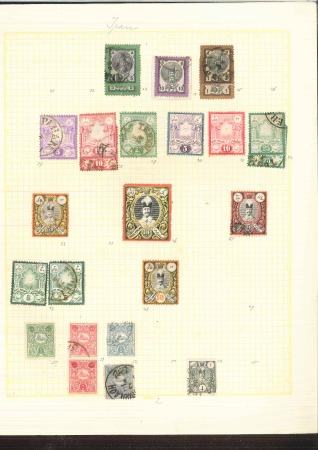 IRAN - PERSIA 1879-1939 Remainder collections (2) with much useful material