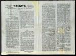 Journal LE SOIR par Ballon Monté de Paris 10.12.1870
