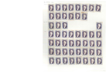 1956-57 Photogravure issues: Mint and used collection