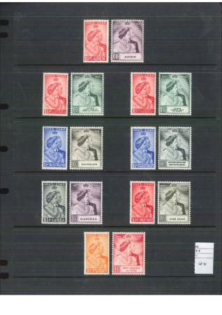 Stamp of British Empire General Collections and Lots 1936-53, AFRICAN TERRITORIES, Practically all never