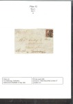 Stamp of Great Britain » 1840 1d Black and 1d Red plates 1a to 11 1840 1d Red pl.11 collection of 18 covers, 1 front & 4 pieces