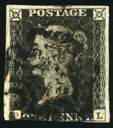 Stamp of Great Britain » 1840 1d Black and 1d Red plates 1a to 11 1840 1d Black (1) and 1d Red pl.11 (32) selection from row P