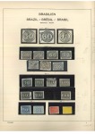 Stamp of Brazil 1873-1961, Extensive mint & used collection in a well-filled Schaubek album