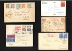1876-1967, Group of 72 covers/stationery/postcards