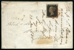 Stamp of Great Britain » 1840 1d Black and 1d Red plates 1a to 11 1840 1d Black group of three covers