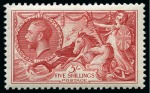 1934 Re-Engraved Seahorses 2s6d, 5s and 10s mint