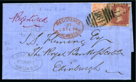 Stamp of Great Britain » 1855-1900 Surface Printed 1877 Wrapper thought to be sent from Buenos Aires with