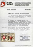 Stamp of Switzerland / Schweiz » Orts-Post und Poste Locale Orts-Post ohne Kreuzeinfassung, Typen 20+21 als Paar