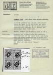 Stamp of Switzerland / Schweiz » Orts-Post und Poste Locale Orts-Post ohne Kreuzeinfassung, Viererblock der Typen