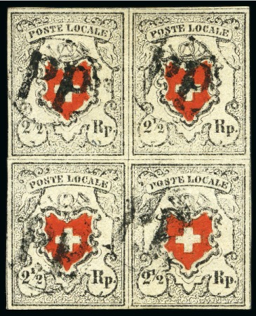 Stamp of Switzerland / Schweiz » Orts-Post und Poste Locale Poste Locale mit Kreuzeinfassung, Typen 11+12 / 19+20