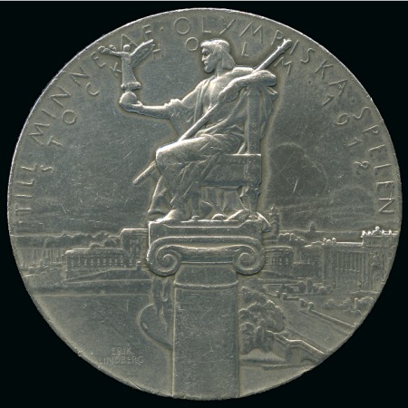 Stamp of Olympics » 1912 Stockholm 1912 Stockholm participation medal, fine