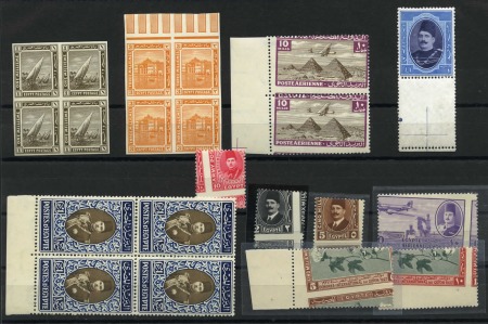 1914-1933, Small group of 20 mint nh stamps incl. 8