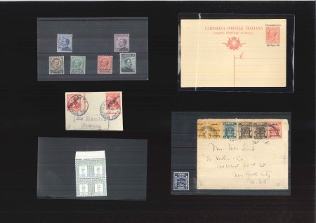 1914-1933, Small group of stamps incl. Italian PO in