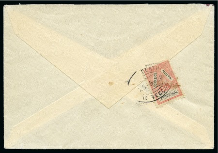 PORTUGAL: 1928 (May 24) THIRD DAY: Envelope with the Olympic 30c postage due
