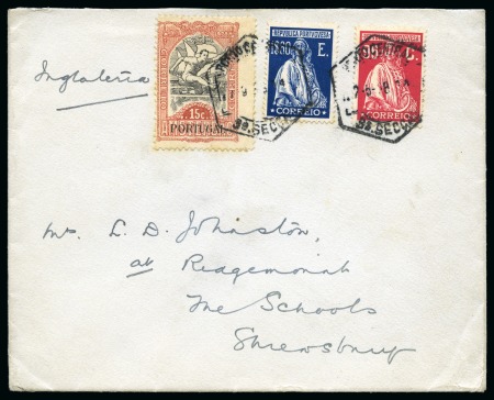 PORTUGAL: 1928 (May 22) FIRST DAY: Envelope from Porto with the obligatory 1928 Olympic 15c