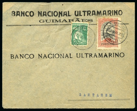 PORTUGAL: 1928 (May 22) FIRST DAY: Commercial envelope with the obligatory 1928 Olympic 15c
