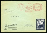 1936 (Jun 27) "Bochum die heimat der Olympia-Glocke" slogan machine cancel